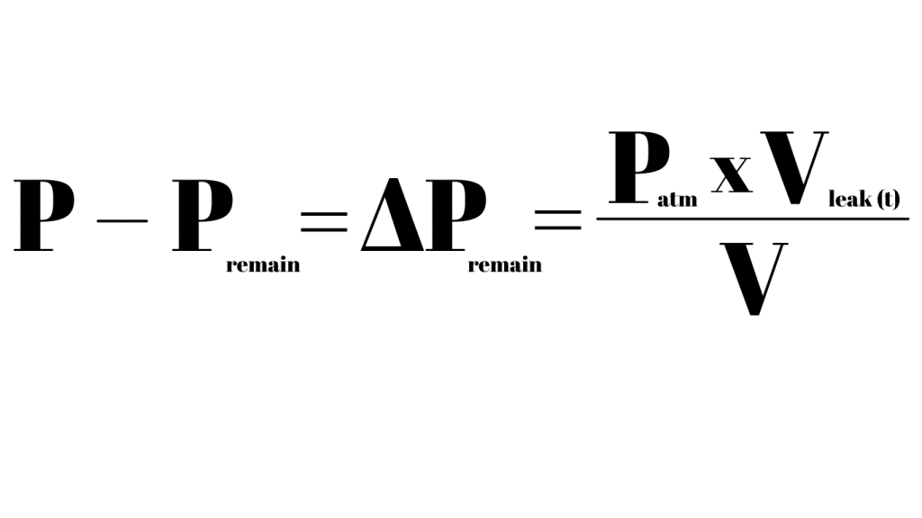 Pressure Decay Leak Testing ADLEMA